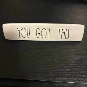 Rae Dunn You Got This Desk Plaque Paperweight